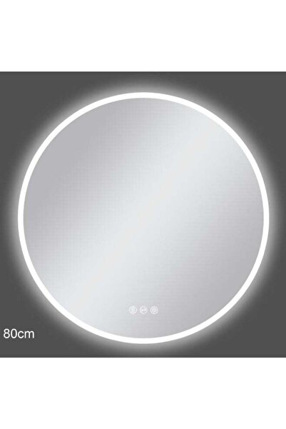 Generic Aqua Drop Round Copper Free Environmental LED Bathroom Mirror Clear 8...