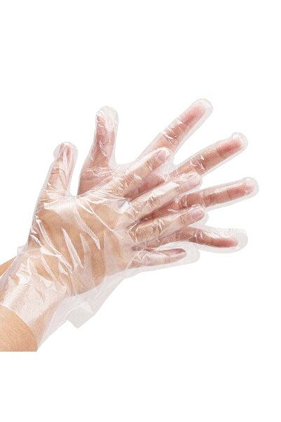 VENON 100 Pieces of Transparent Gloves 🧡   Börekçi Eldiveni Disposable Bagge...