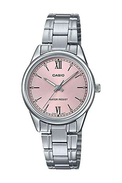 Casio Women's Stainless Steel Analog Watch LTP-V005D-4B2UDF - 34 mm - Silver