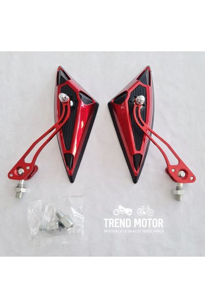 monero AYNA SETİ SAĞ SOL MODİFİYE YARASA 8MM 10MM KIRMIZI - CG KUBA ÇİTA TK03 MH DRİFT CUB SFC EGE