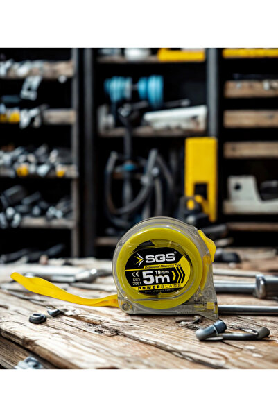 SGS ŞERİT METRE - 5 METRE 19 MM - PROFESYONEL METRE