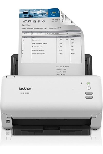 Brother ADS-3100 High-Speed Desktop Scanner | Compact with Scan Speeds of Up ...