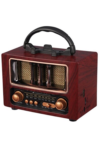 Tastech MİNİ RETRO RADYO SD KART USB GİRİŞLİ ŞARJLI BLUETOOTH HOPARLÖR TAŞINA...