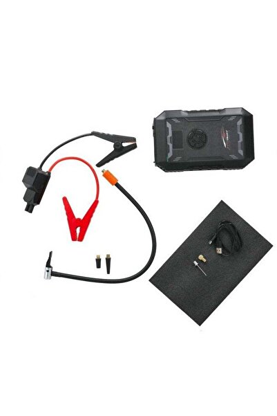 Generic AUTOSMART 10000mAh 2-USB OEM Jump Starter with Air Compressor Black a...