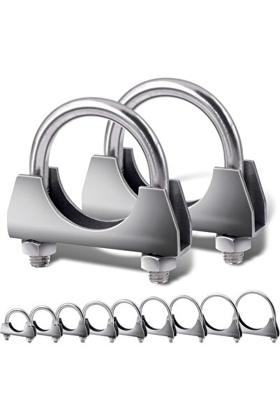 Other Coliere Esapament Tip U - Set 2 Bucati, Otel Inoxidabil, Diametru 54 mm...