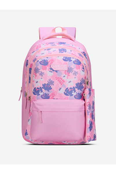 Lavie By Styli Rockrose Backpack with Pencil Pouch 36L 19Inches