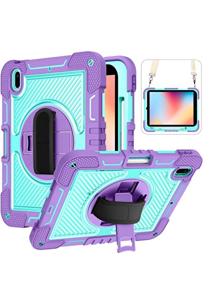 Other Husă iPad Mini 6 8.3 inch - Protecție 3 Straturi, Suport Rotativ, Curea...