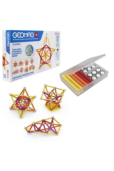 Shoplandu Geomag Manyetik Çubuklar Classic Seri Zeka Oyunu Manyetik Yapı Oyun...