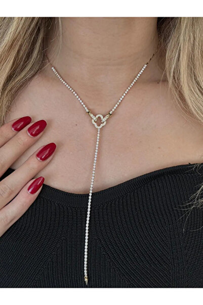 LEROSY CO. Special Series Aura Stone Long Gold Necklace