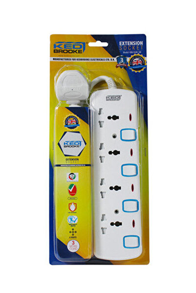 Kedbrooke By Styli Extension Socket - 4way 3M