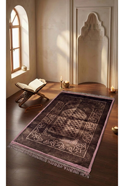 BUGİ HOME COLLECTİON سجادة صلاة سميكة وناعمة وفاخرة ومضادة للانزلاق، هدية مثا...