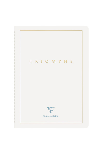 Clairefontaine A5 Notebook - White Gold