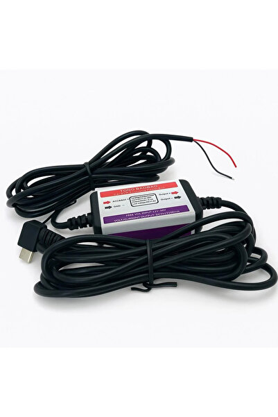 Blackdekor كيبل تشغيل دائم لكاميرا السيارة (وضع الحماية) Type-C – متوافق مع ج...