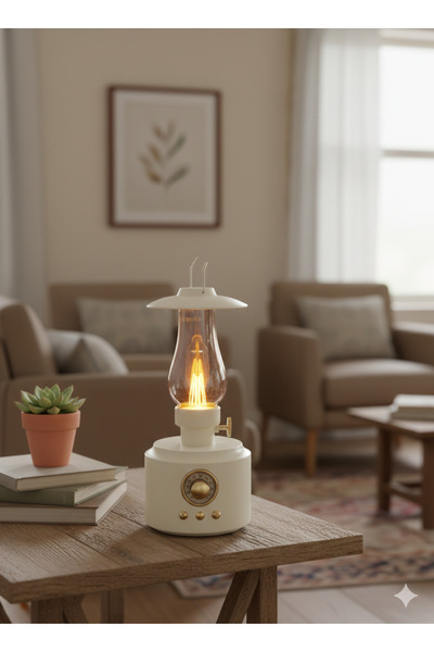 DODOMAR Şarjlı Masa Lambası Kamp Model - Bluetooth Hoparlörlü LED Lamba