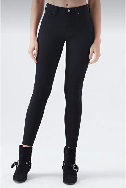 ON KLEEM Black Narrow Leg Colorfast High Waist Ultra Stretch Jeans