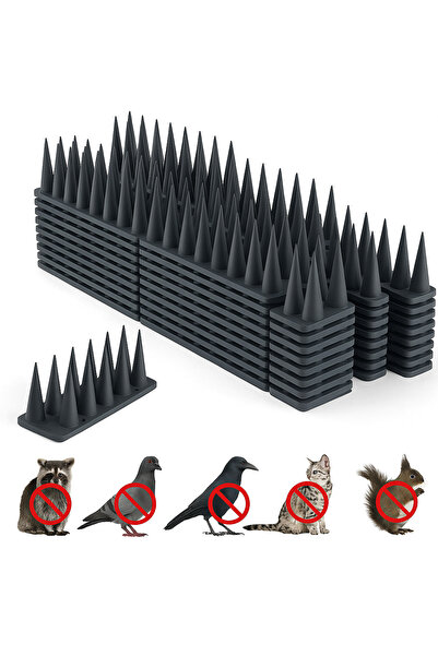zola Σετ 12 ταινιών με καρφιά για προστασία από πουλιά/τρωκτικά, μύτη 3,5 cm,...