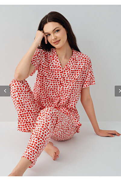 Arnetta Women'S, 100% Cotton, (with Socks as a Gift), Pajama Set