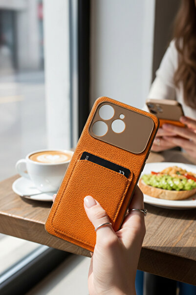 batuteknoloji Tecno Spark 40 4G Kartlıklı Suni Deri BTU Duo Case Silikon Kapak