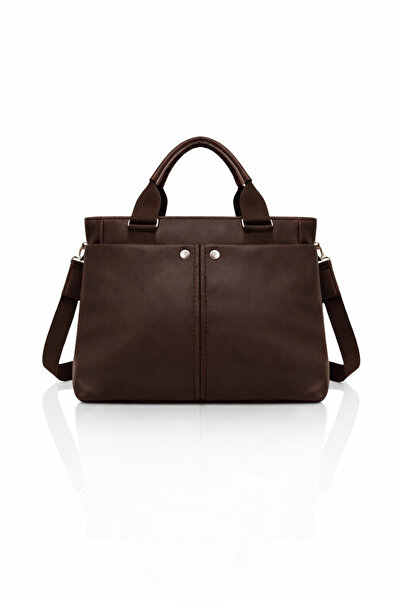 Av A Dos Kadın Suni Deri Çok Bölmeli Orta Boy El ve Omuz Askılı Şık Omuz Çanta