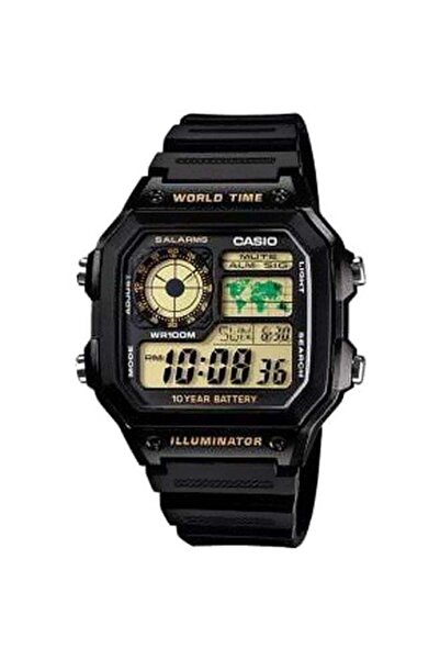 Casio Men's Illuminator Water Resistant Digital Watch AE1200WH-1BVDF