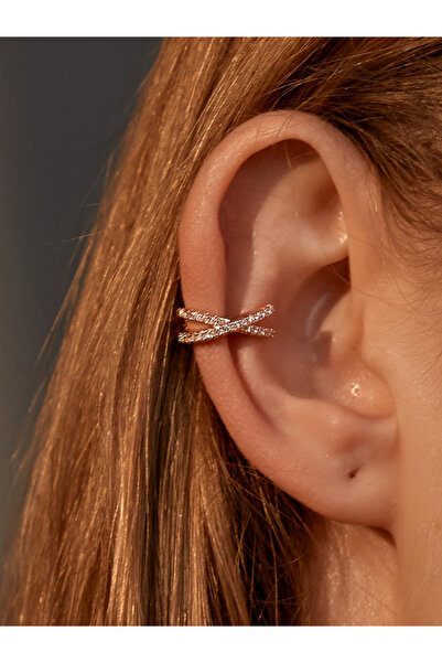 Take Two By Styli Embellished Hoop Earrings