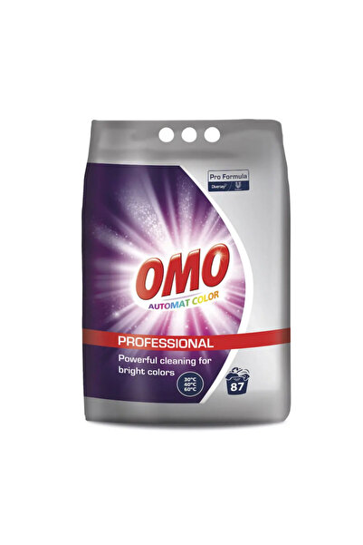 Omo Professional Color, detergent rufe automat, 7 kg, 87 spalari