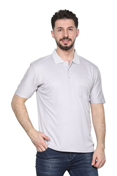 HEDEFNUR TEKSTİL تي شيرت رجالي مناسب للآباء ومنتصف العمر، بجيوب وياقة، تصميم ...