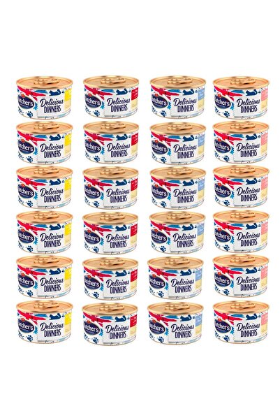 Butcher's Delicious Dinners Cat MIX OF FLAVORS - wet cat food in mousse form ...