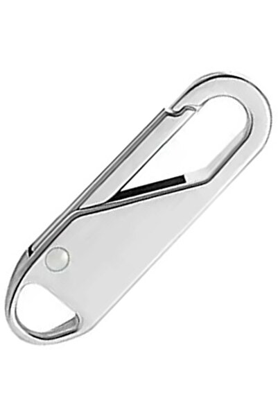 zola Cheie pentru fermoar rupt, rezervă, plastic, 37x11x4 mm, argintie