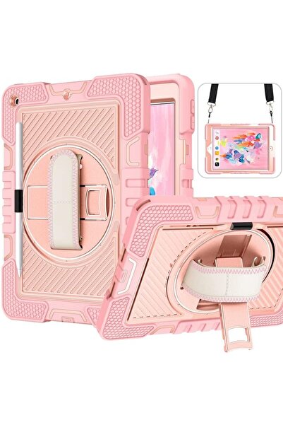 Other Husă iPad 9/8/7 10.2, Protecție 3 Straturi, Stand Rotativ 360, Curea Um...