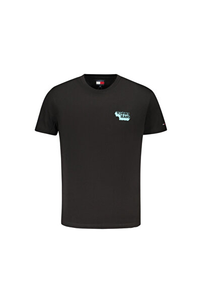 Tommy Jeans – Ανδρικό μαύρο μπλουζάκι