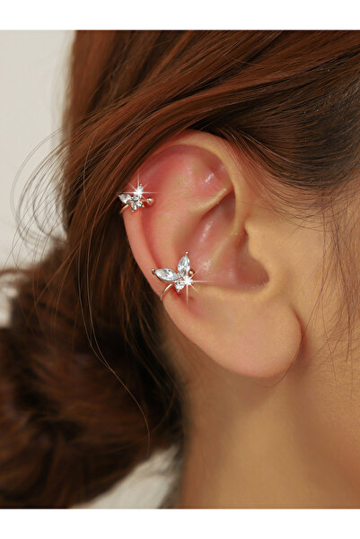 Take Two By Styli Butterfly Shaped Ear Clip Earrings