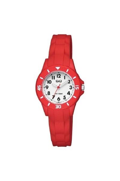Q&Q Ceas pentru copii V26A-001Y, roșu, WR 100m