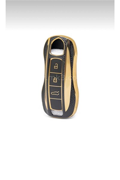 ÖZEN KEYS Luxury 1St Quality Porsche 3 Button High Quality Leather Remote Con...