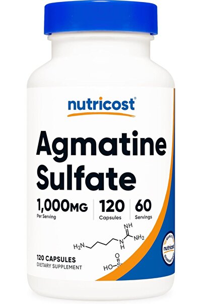 , Agmatine Sulfate Nitric Oxide 120 Caps