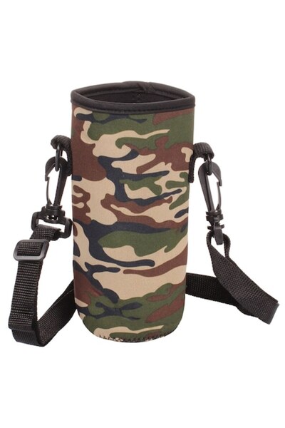 Merco Husă termic pentru sticlă de 750 ml, răcoros, camuflaj