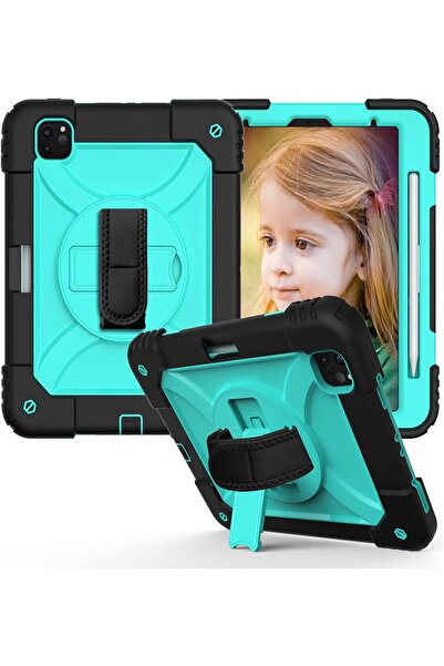 Other Husă iPad Pro 11, Air 5/4 - Protecție 3 Straturi, Suport 360, Curea Umă...