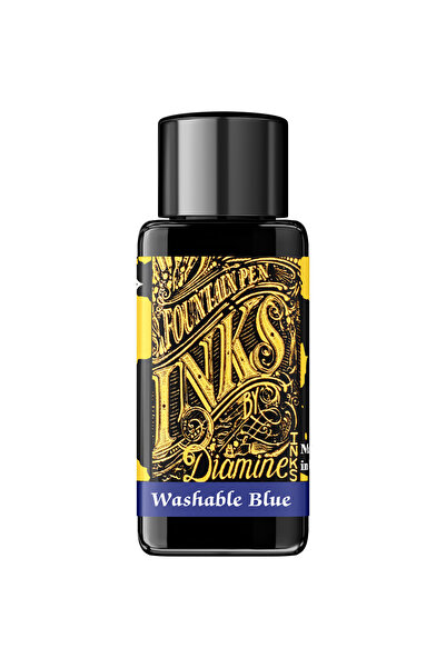 Diamine Sticlă de cerneală de 30 ml - Albastră lavabil
