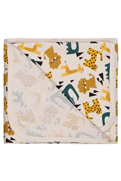 Civil Baby Animals Printed Blanket - Beige Standard