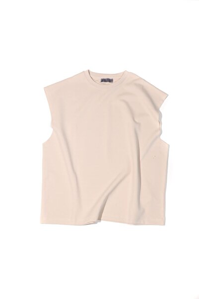 no7man Raden stone oversize sleeveless t-shirt