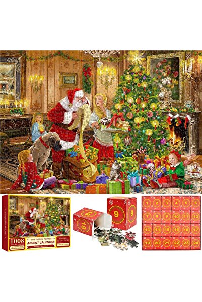 Other Advent Calendar Christmas Puzzle - 1008 Pieces, 24 Sections, Quality Ca...