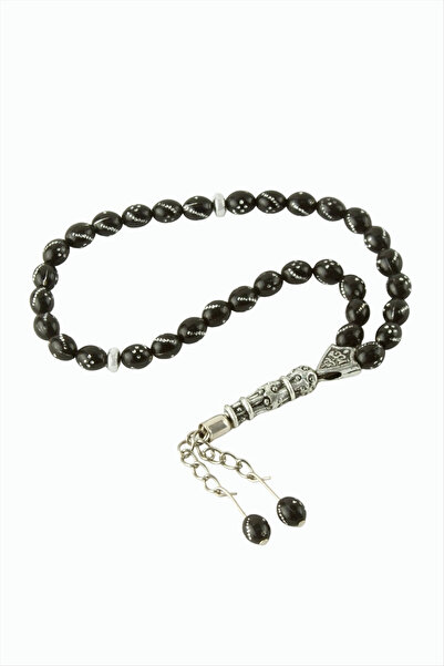 Bijuteri Net Black Colored Plastic Prayer Beads