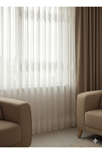 Tuba Çelik Home Hazır dikili tül perde
