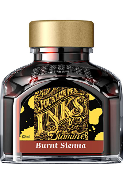 Diamine Sticlă de cerneală de 80 ml - Siena arsă
