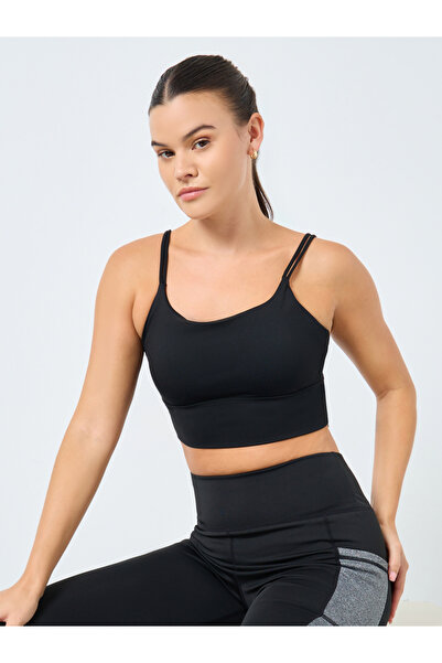 Styli Back Scrunch Detail Low Impact Sports Bra