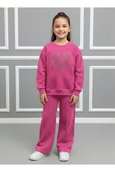 Kids Club Set pentru fete cu detalii inimioare cu strasuri