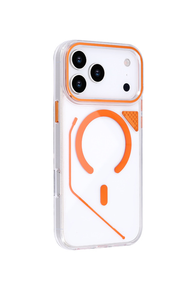 Shinytech iPhone 17 Pro Max Compatible Line Magsafe Transparent Case - Camera...