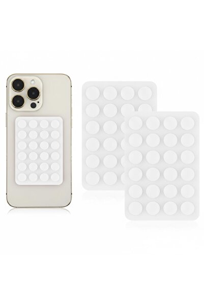 DARKOM Vantuzlu Silikon Yapışkan Telefon Tutucu-Kaymaz Vakumlu