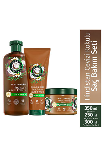 Herbal Essences Nemlendirici Hindistan Cevizi Kokulu Saç Bakım Seti