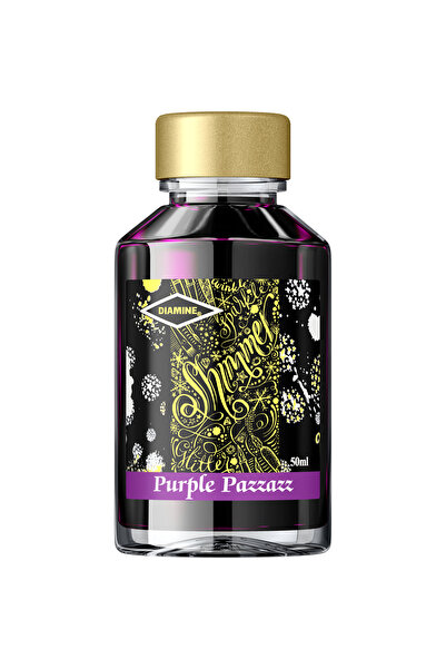 Diamine Sticlă de cerneală strălucitoare 50 ml - Purple Pizzazz